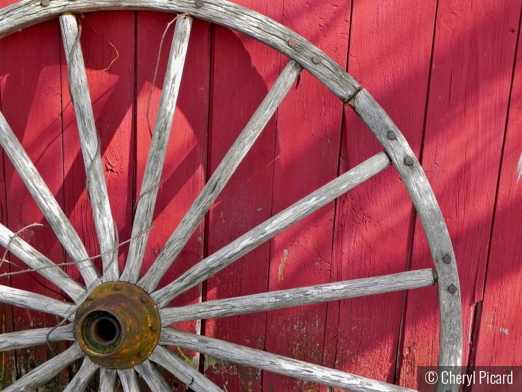 Weathered and Red by Cheryl Picard