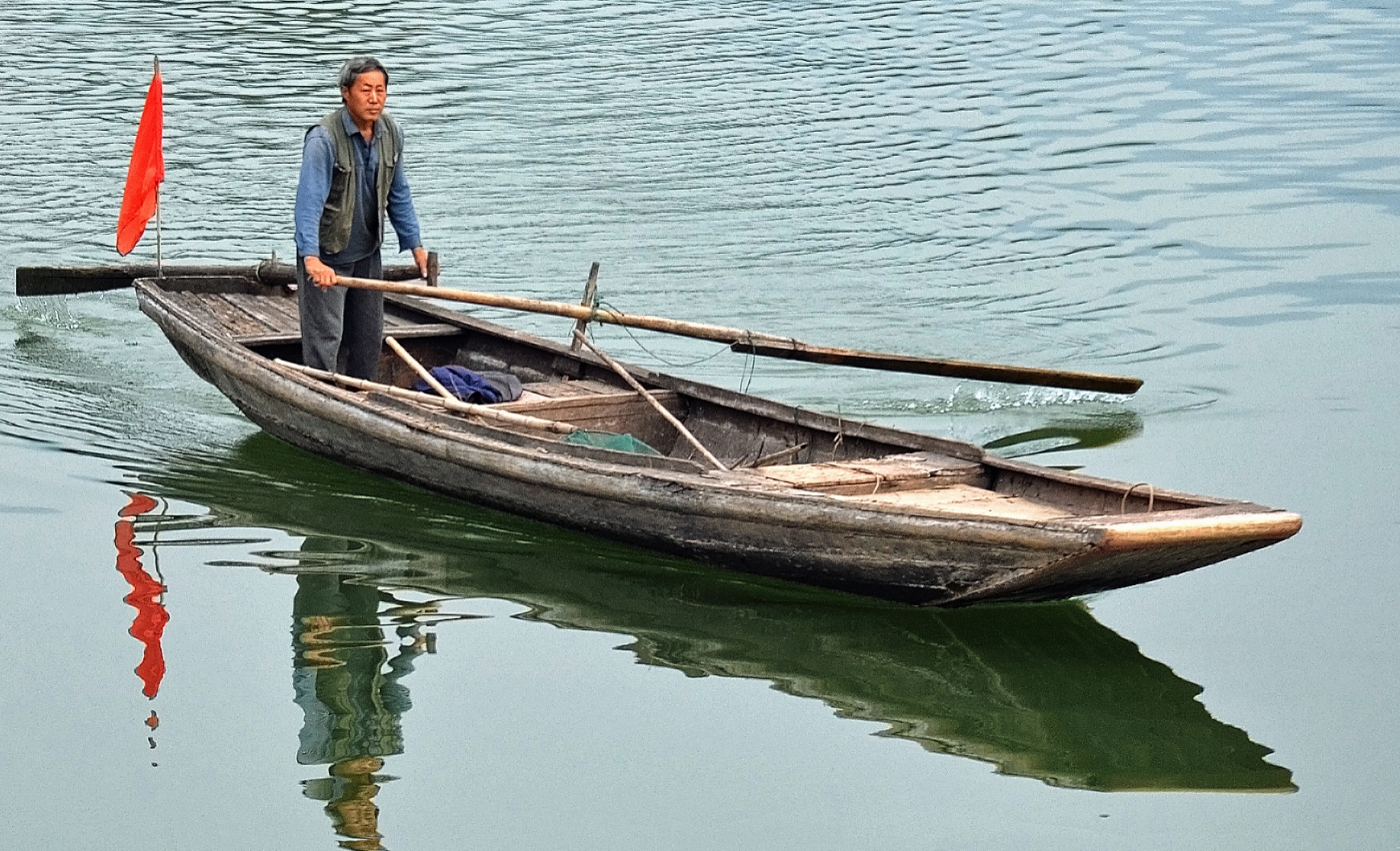 Yangtze River Boatman by Louis Arthur Norton