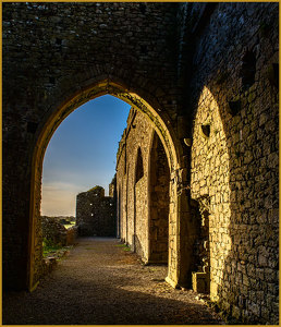 13th Century Arches, 21st Century Sun - Photo by John Straub