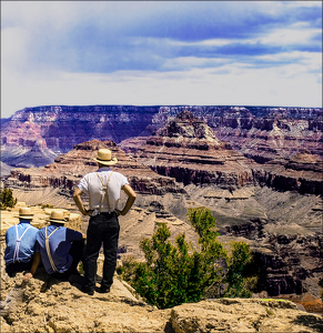 Amish boys at Grand Canyon - Photo by David Robins