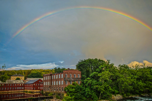 Axe factory rainbow - Photo by Jim Patrina