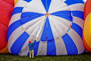 Balloon Inflation - Photo by John McGarry
