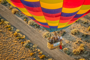 Balloon Shot From a Balloon - Photo by John McGarry