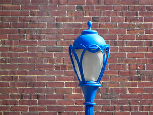 Blue Lamp - Photo by Cheryl Picard