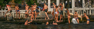 Class A 2nd: Boys' Swim Park, Bangkok Canal by Eric Wolfe