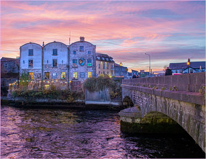 Bridge Mills, Galway at Dusk - Photo by John Straub