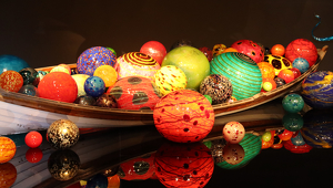 Chihuly Boat with Spheres - Photo by Mireille Neumann