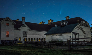 Comet Over Hilltop Farm - Photo by Libby Lord