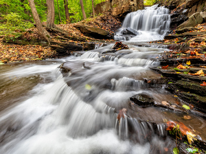 Dividend Falls in Autumn - Photo by John Straub