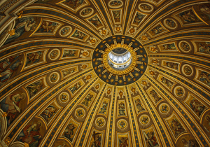 Class B 1st: Dome of St. Peter's Basillica by Pamela Carter