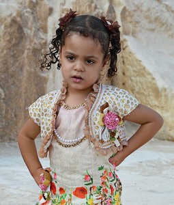 Egyptian Child with an Attitude - Photo by Louis Arthur Norton