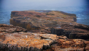 Fog On The Rocks - Photo by Dolph Fusco