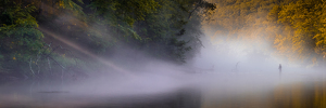 Fog Rising From the River by Bill Payne