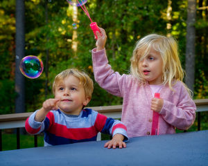 Fun with Bubbles - Photo by John McGarry