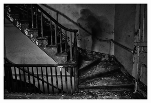 ghost in the stairway - Photo by John Parisi