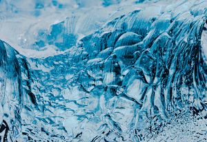 Glacier Ice Abstract - Photo by Peter Rossato