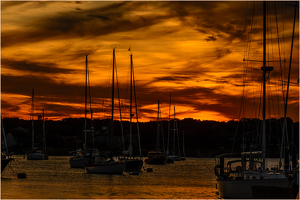 Harbor Sunset - Photo by Frank Zaremba, MNEC