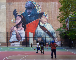 Harlem Hoops - Photo by Alene Galin