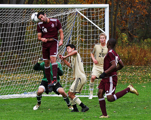 Header for a goal - Photo by Ron Thomas