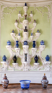 Hermitage Vases On Wall - Photo by Louis Arthur Norton
