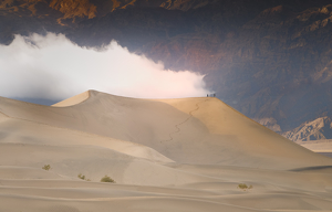 Salon HM: Hiking with a cloud overhead, Death Valley by Danielle D'Ermo