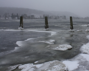 Ice On The Connecticut River - Photo by Bill Latournes