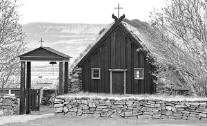 Icelandic Village Chapel - Photo by Louis Arthur Norton