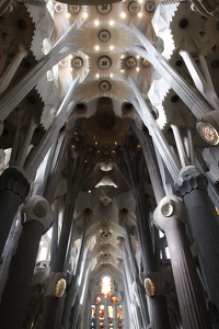 Inside La Sagrada Familia, Barcelona - Photo by Barbara Steele