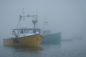 Kennebunk Maine Harbor Fogged In - Photo by Bill Payne