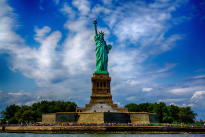 Lady Liberty before Covid - Photo by Ben Skaught
