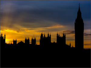 London Setting Sun - Photo by Frank Zaremba, MNEC