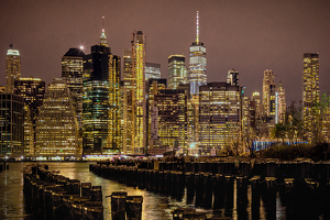 Manhattan from the Pilings - Photo by Bill Payne