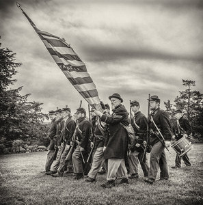 Marching into Battle - Photo by John Straub