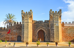 Moroccan Casbah Gate - Photo by Louis Arthur Norton