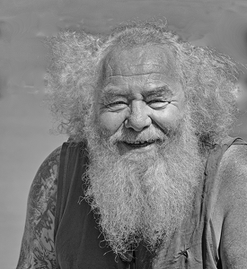 New Zealand Maori Elder - Photo by Louis Arthur Norton