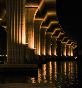Night Time Under the Bridge - Photo by Jim Patrina