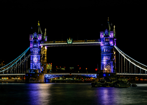 Class A 2nd: Nite at the tower bridge by Frank Zaremba
