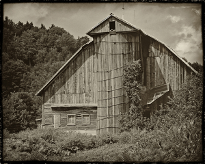 Old Vermont Barn And Silo - Photo by Louis Arthur Norton