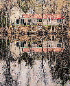 Otter Pond Reflections - Photo by Mary Anne Sirkin