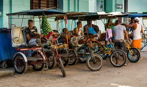 Pedicab Drivers, Havana, Cuba - Photo by Nancy Schumann