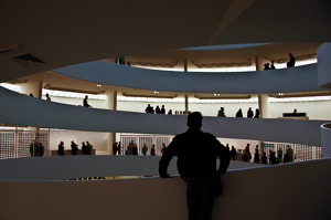 Class A 2nd: People watching at the Guggenheim by Jim Patrina