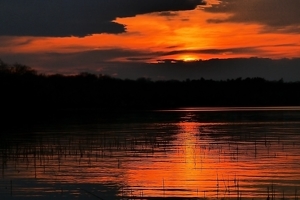 Pond Sunset - Photo by Bill Latournes