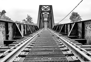 Rails O'er the River - Photo by Mark Tegtmeier