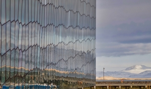 Reflections from Harpa - Photo by Ben Skaught