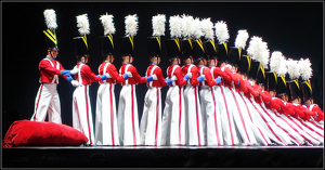 Rockettes Famous Fall - Photo by Bruce Metzger