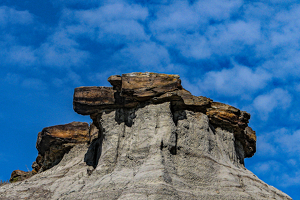 Sculpted rock and sandstone formation, Calgary, Alberta, Canada - Photo by John Clancy
