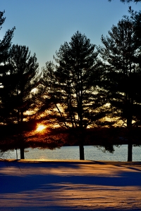 Snowy Sunset 2020 - Photo by Greg Ott