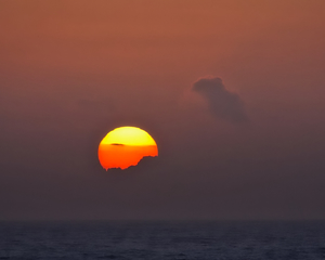 Sun setting - Photo by Ben Skaught