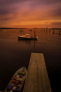 Sunrise at Camp Ellis - Maine - Photo by Art McMannus