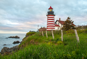 Sunrise at Quoddy Light - Photo by Libby Lord